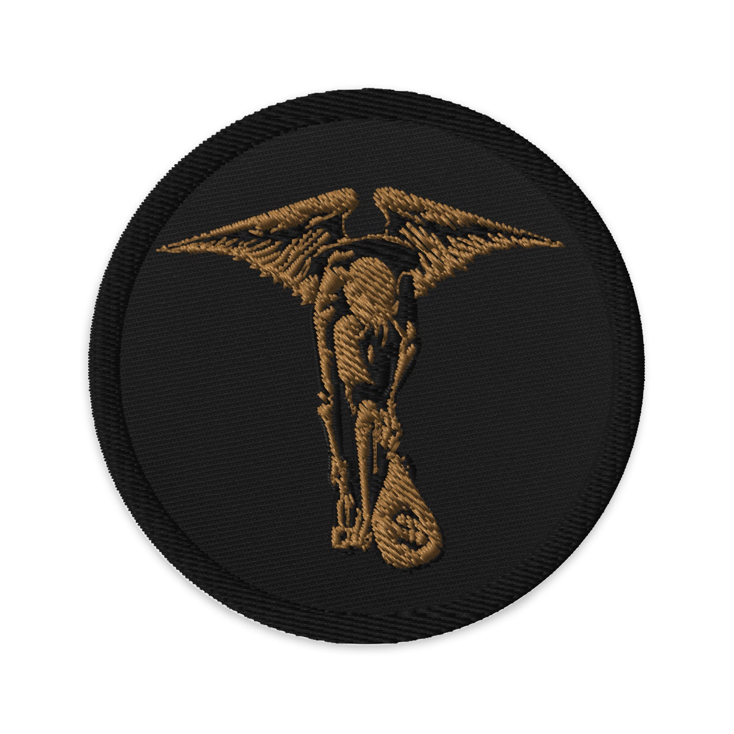 Gold Angel Money Bag Embroidered patches