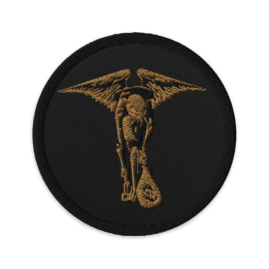 Gold Angel Money Bag Embroidered patches