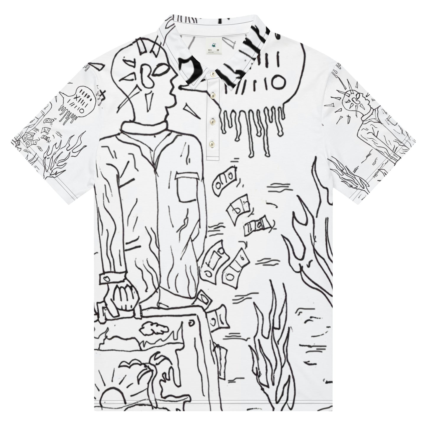 Men’s slim fit polo