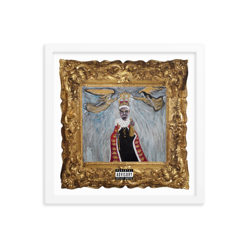 Framed photo paper poster