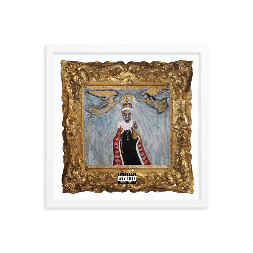 Framed photo paper poster