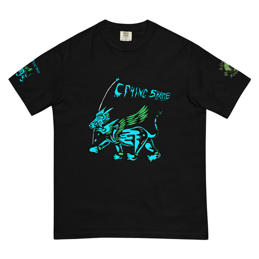 Unisex garment-dyed heavyweight t-shirt