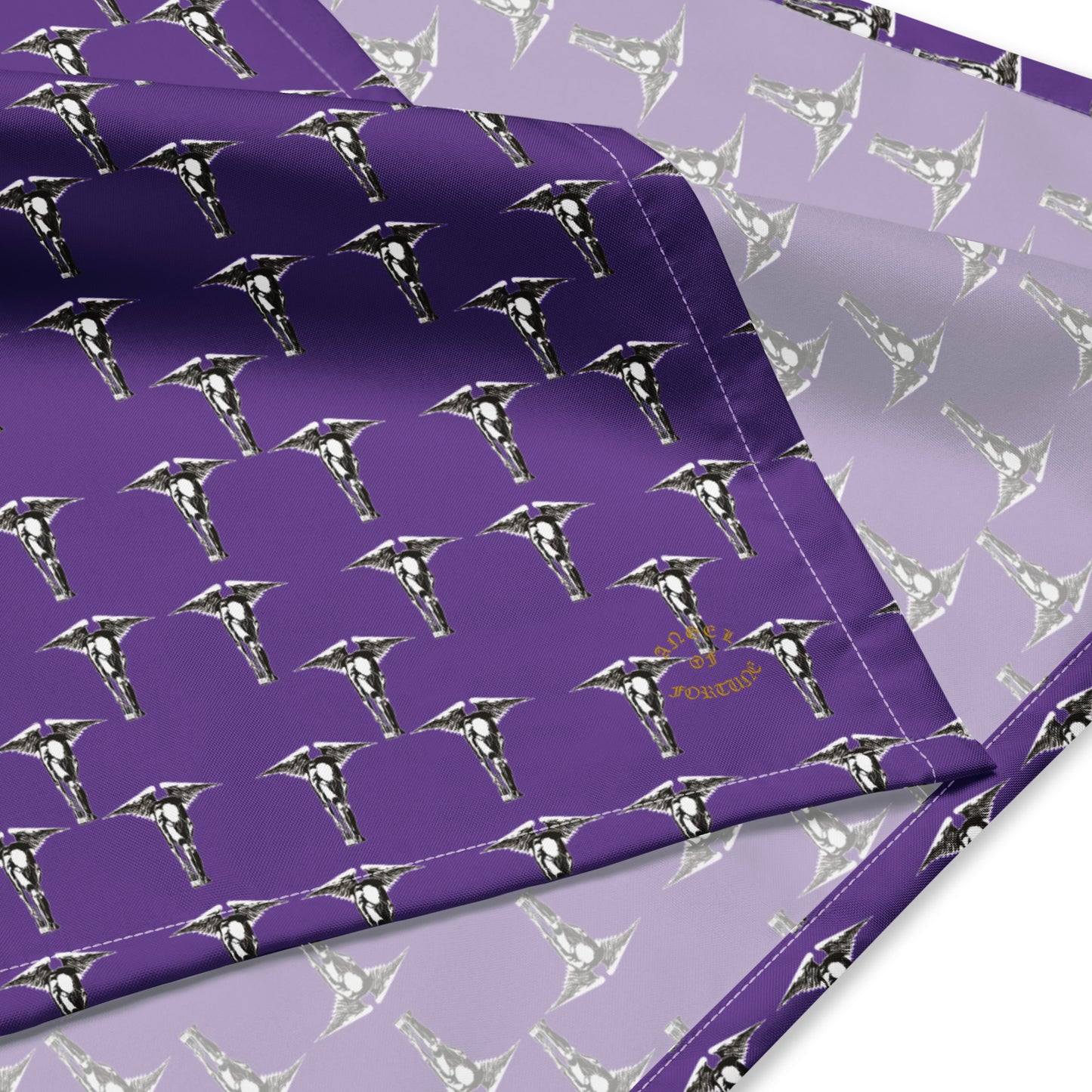 Angel of Fortune Purple - All-over print Bandana