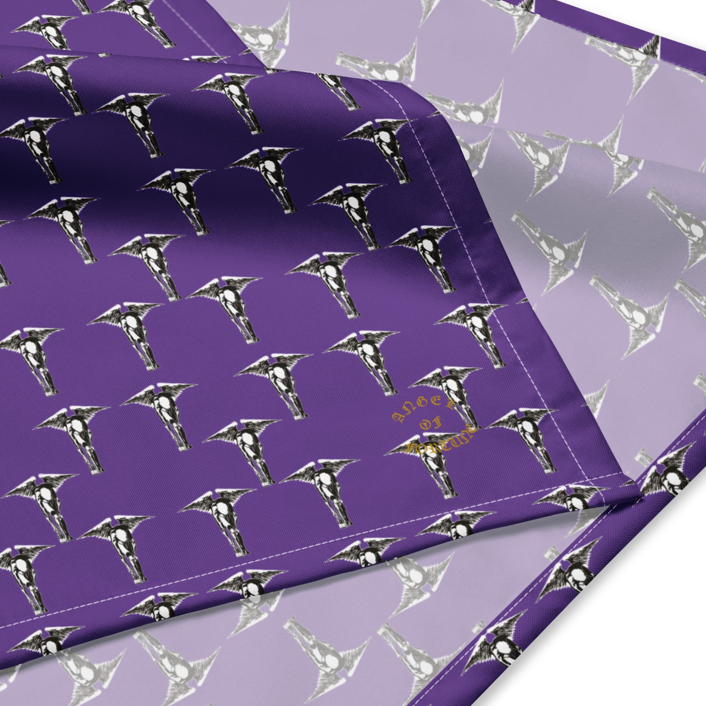 Angel of Fortune Purple - All-over print Bandana