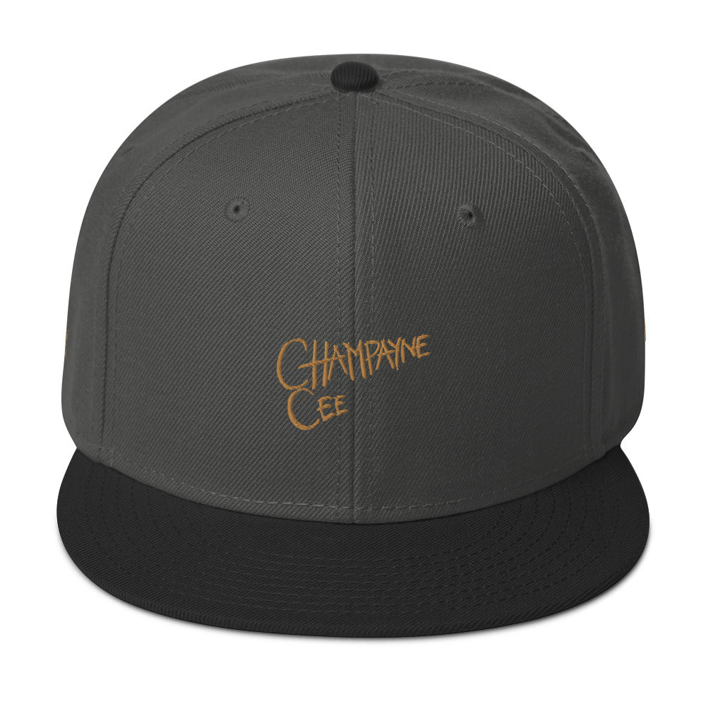 Champayne Cee Painted logo -Snapback Hat