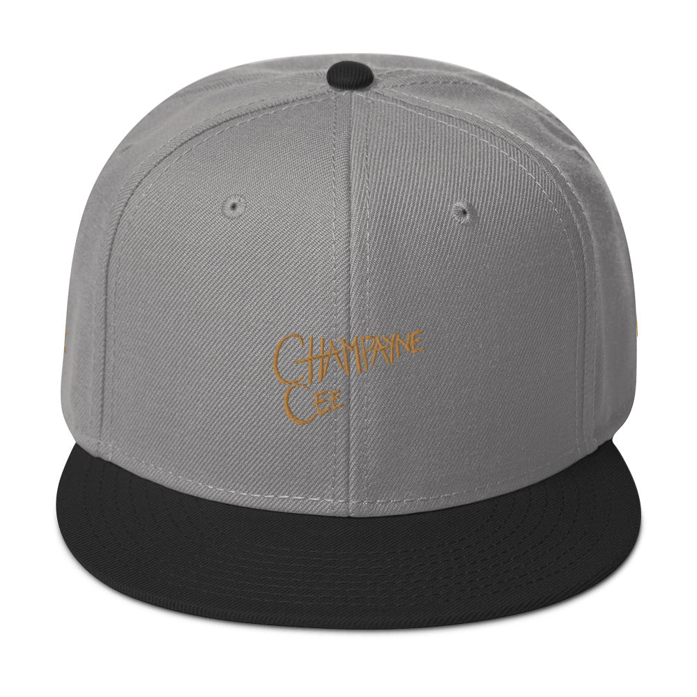 Champayne Cee Painted logo -Snapback Hat