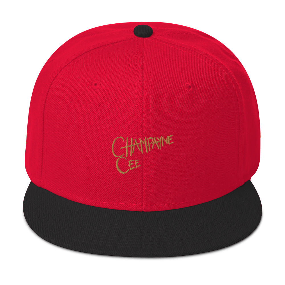 Champayne Cee Painted logo -Snapback Hat