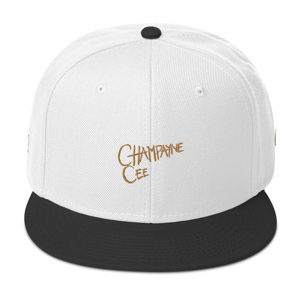 Champayne Cee Painted logo -Snapback Hat