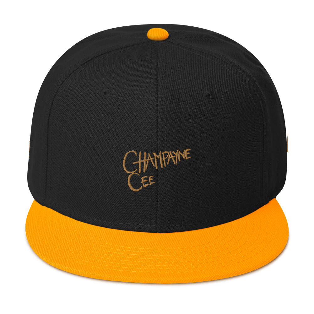 Champayne Cee Painted logo -Snapback Hat