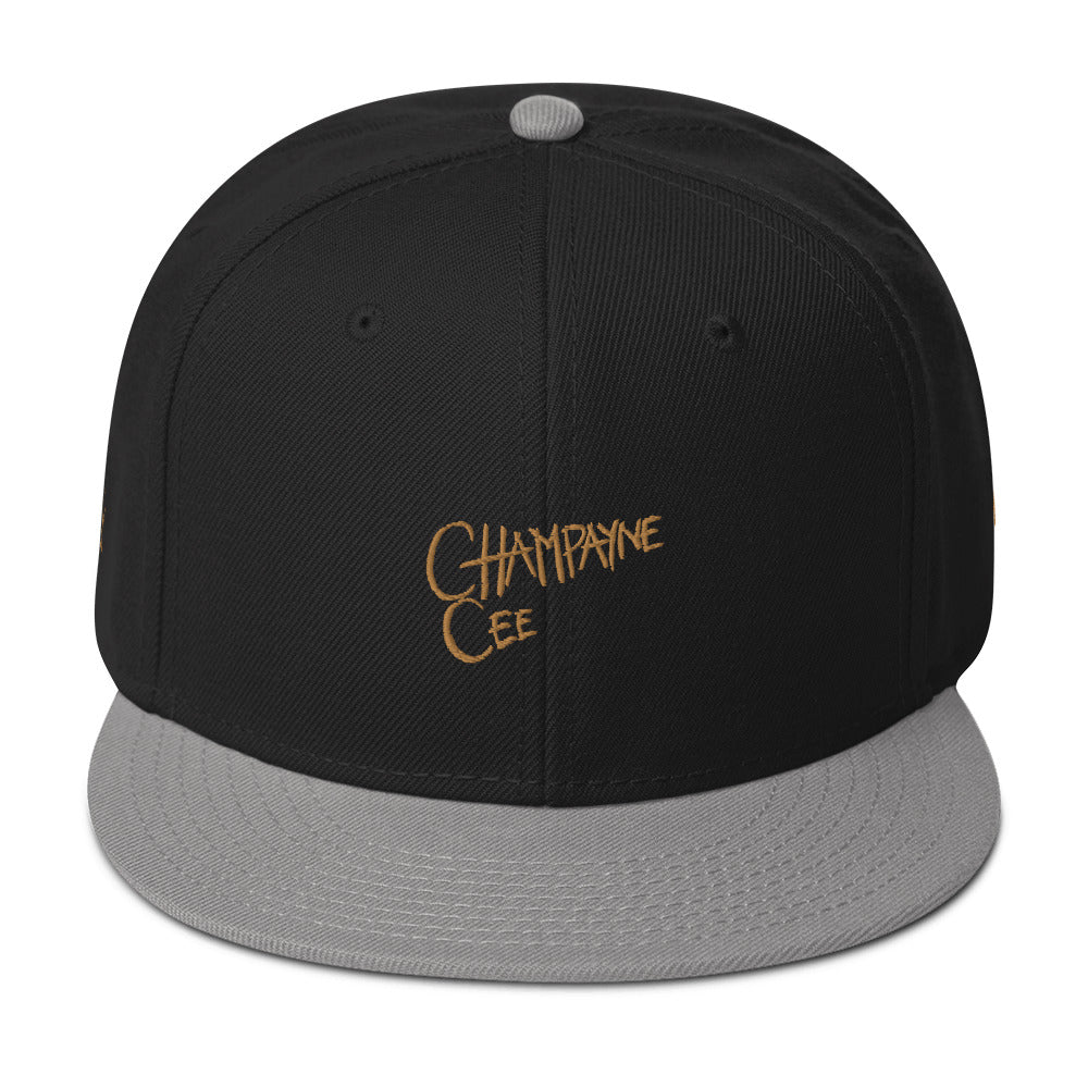 Champayne Cee Painted logo -Snapback Hat