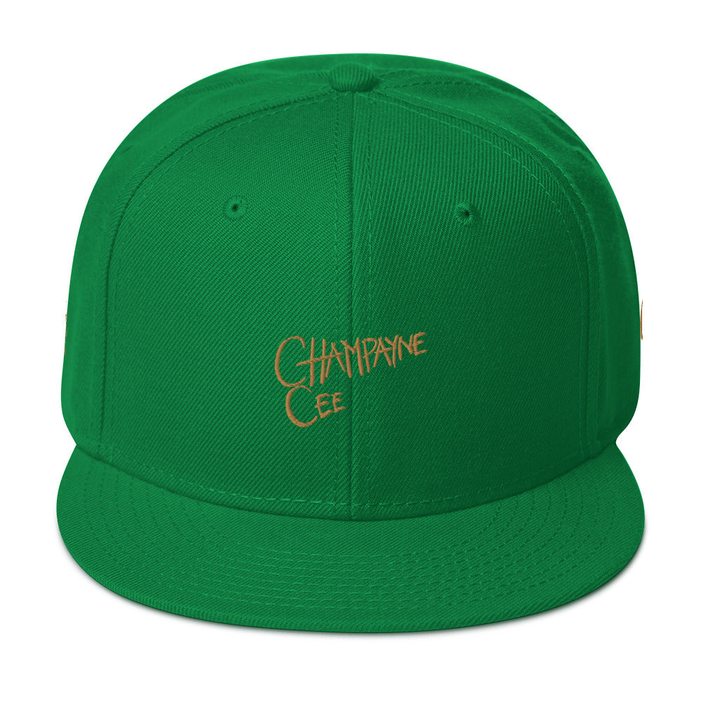 Champayne Cee Painted logo -Snapback Hat