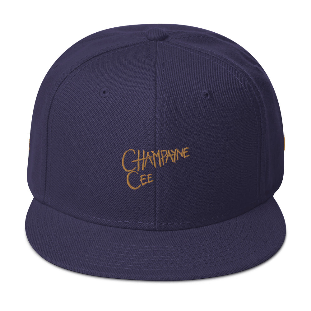 Champayne Cee Painted logo -Snapback Hat