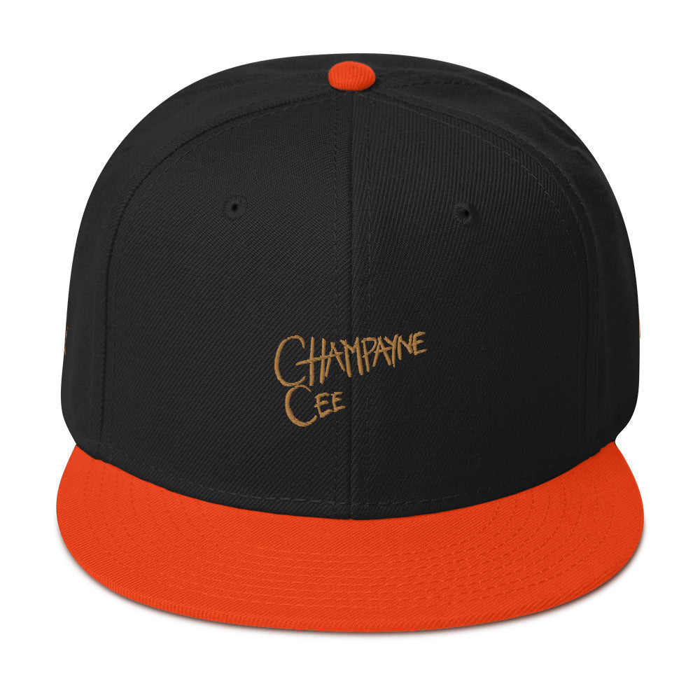 Champayne Cee Painted logo -Snapback Hat