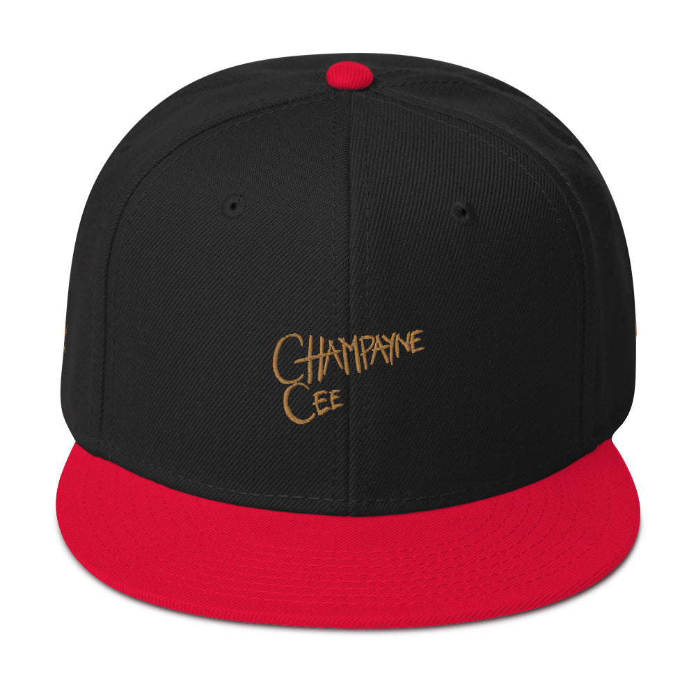 Champayne Cee Painted logo -Snapback Hat