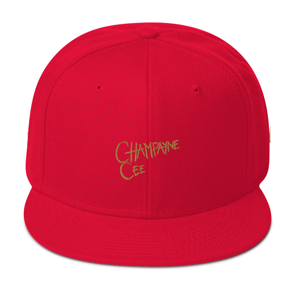 Champayne Cee Painted logo -Snapback Hat