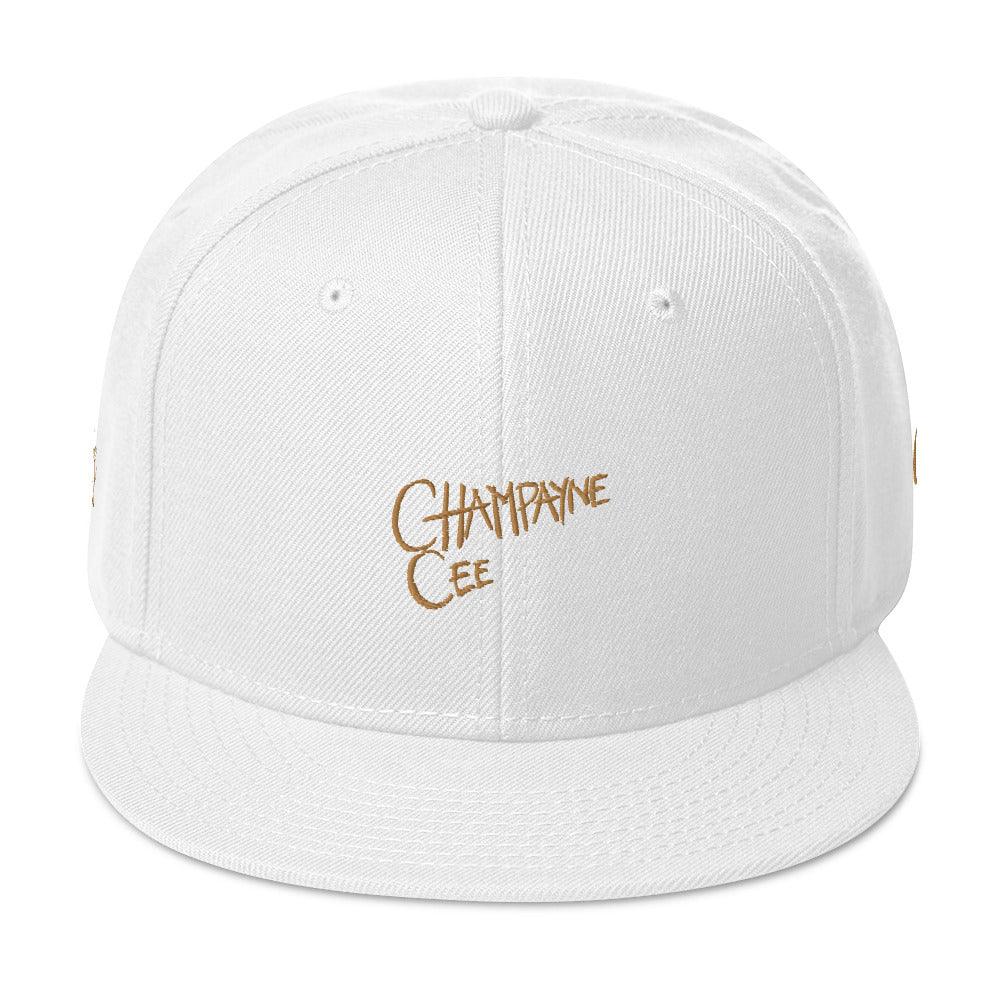 Champayne Cee Painted logo -Snapback Hat